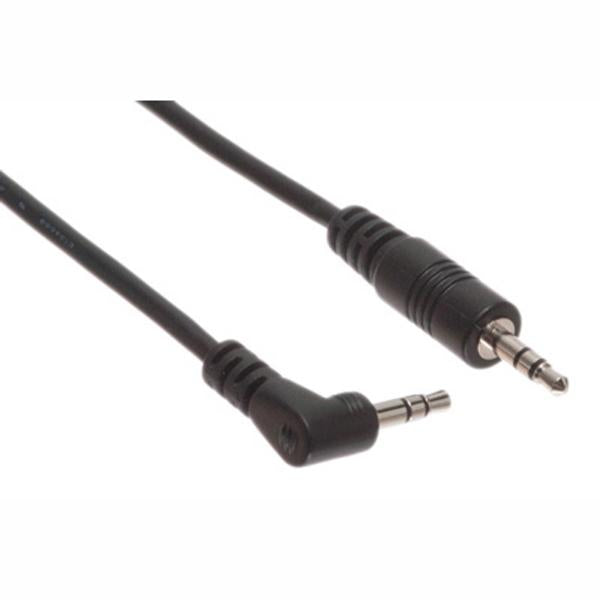 6' Premium 3.5mm Stereo Cable - 1 Right Angle Connector